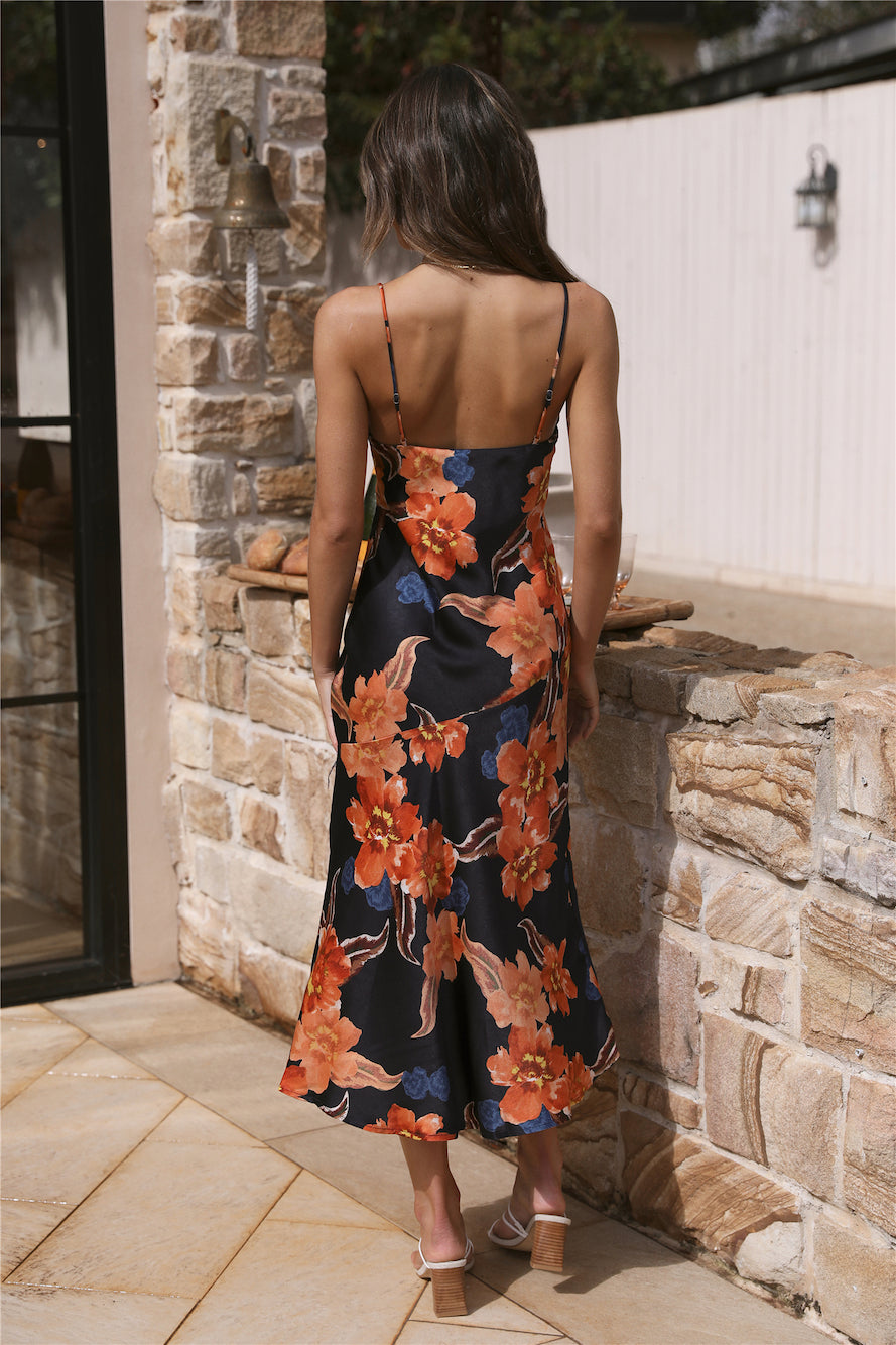 In Your Arms Maxi Dress Orange