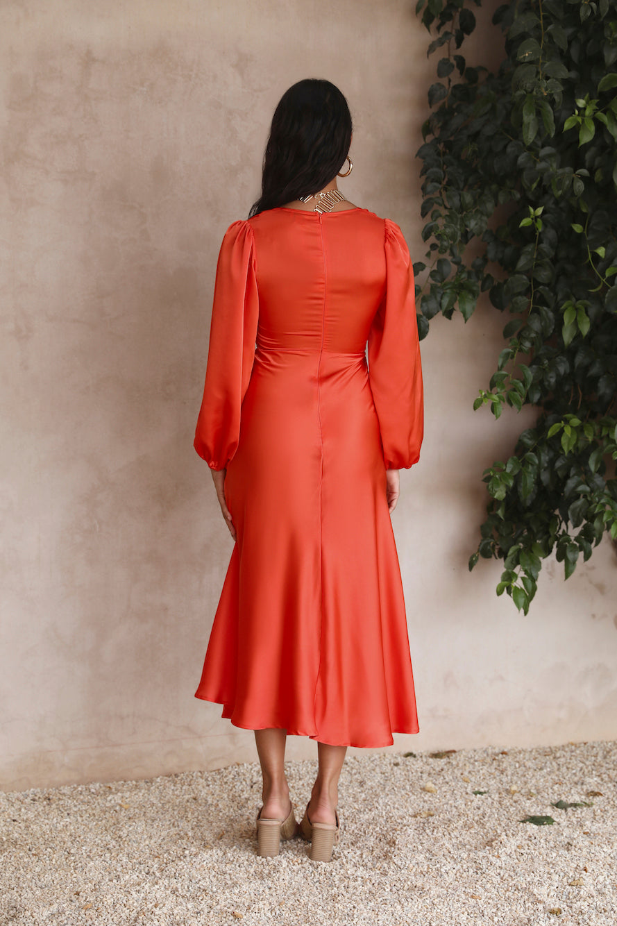 City Lights Maxi Dress Orange