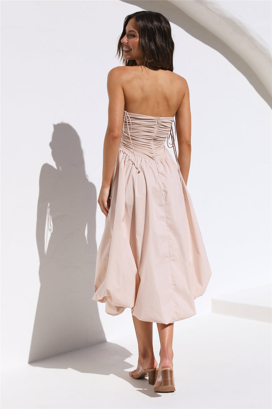 No Change Maxi Dress Beige