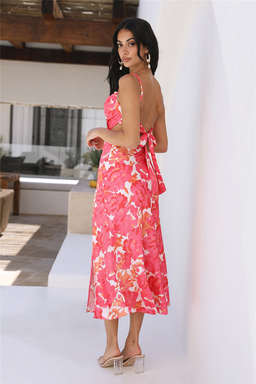 Hearts Held Close Maxi Dress Floral