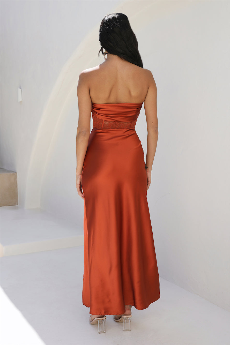 Monaco Maxi Dress Brown