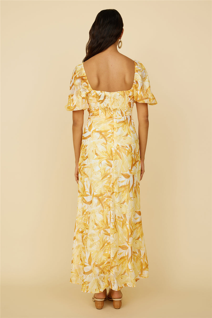 Spontaneous Maxi Dress Yellow