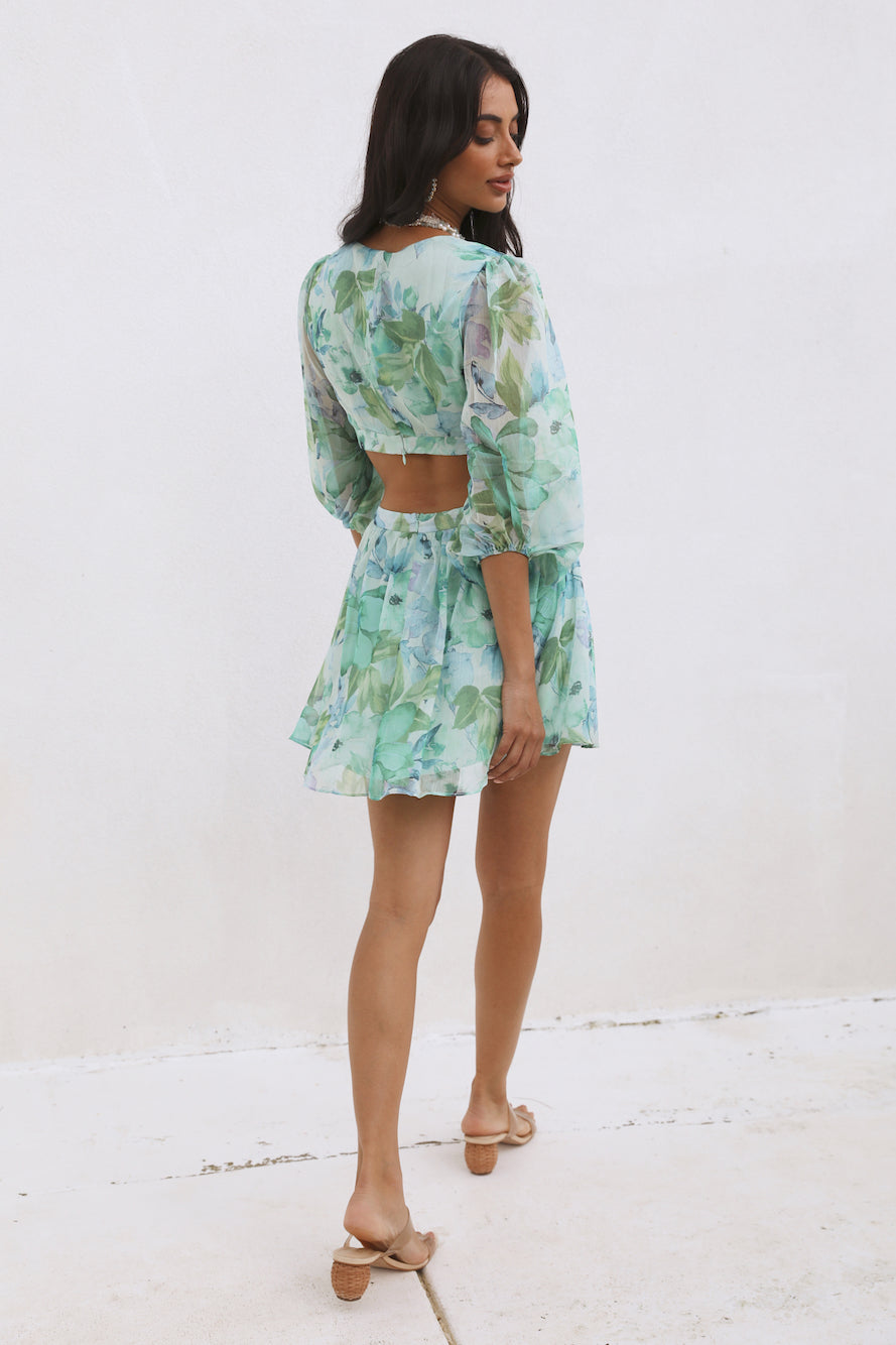 Sweeter Times Dress Green