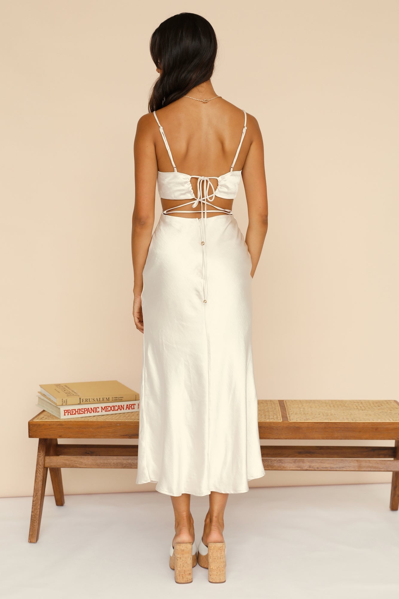 Waiting For You Maxi Dress Champagne