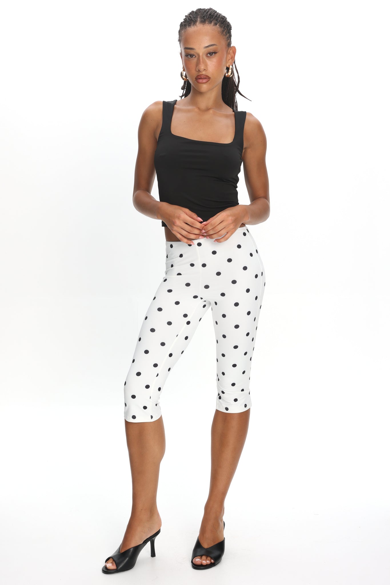 LIONESS Starlight Capri Cream Polka