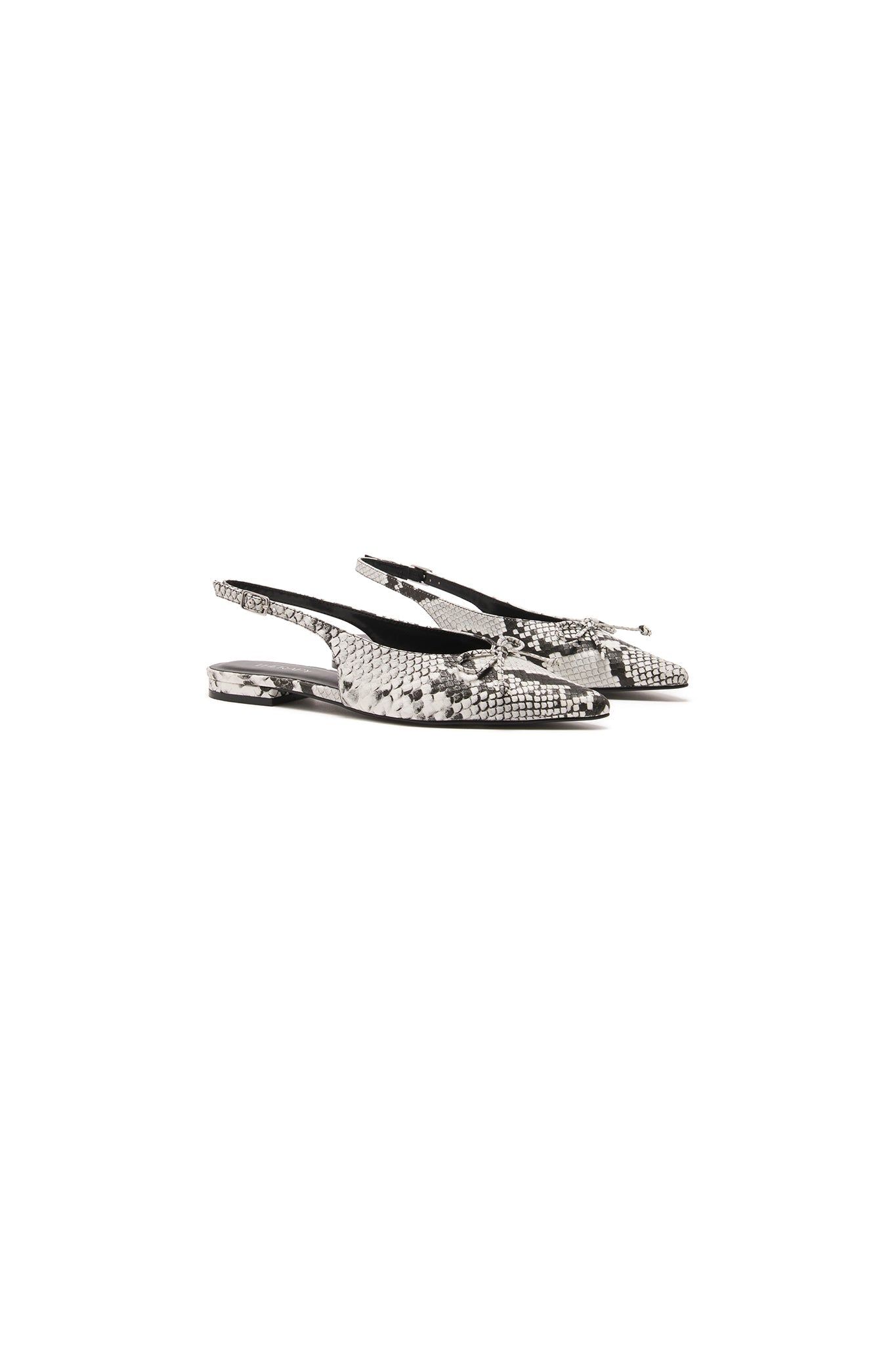 THERAPY Lavin Flat Point Black White Snake