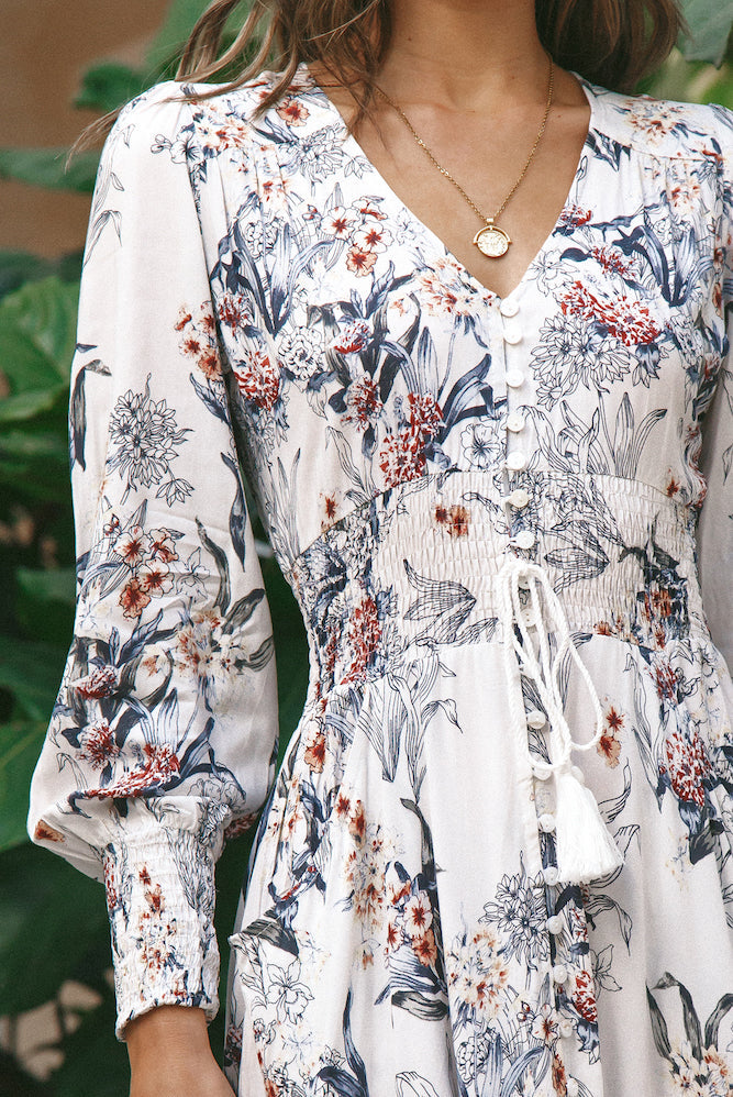 Renaissance Fair Maxi Dress White
