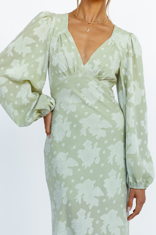 Endless Possibilities Maxi Dress Green