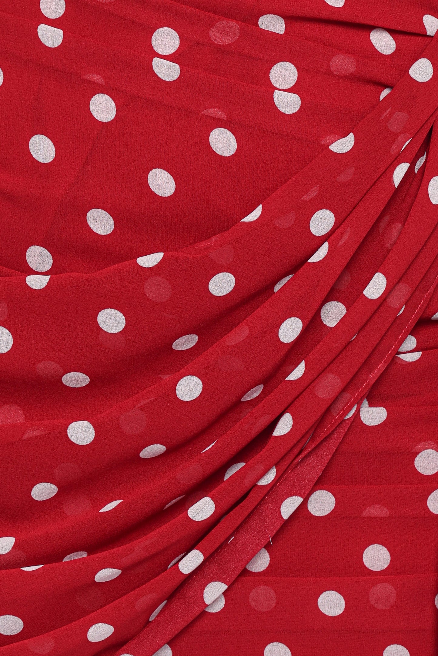 Kristen Strapless Mini Dress - Red Polka Dot