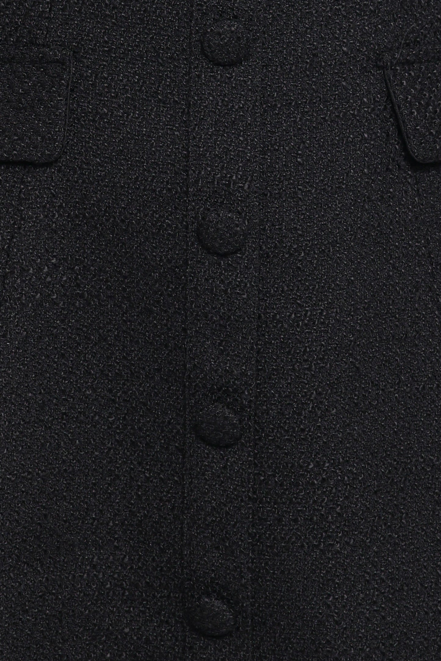 Sutton Mini Dress - Black Tweed