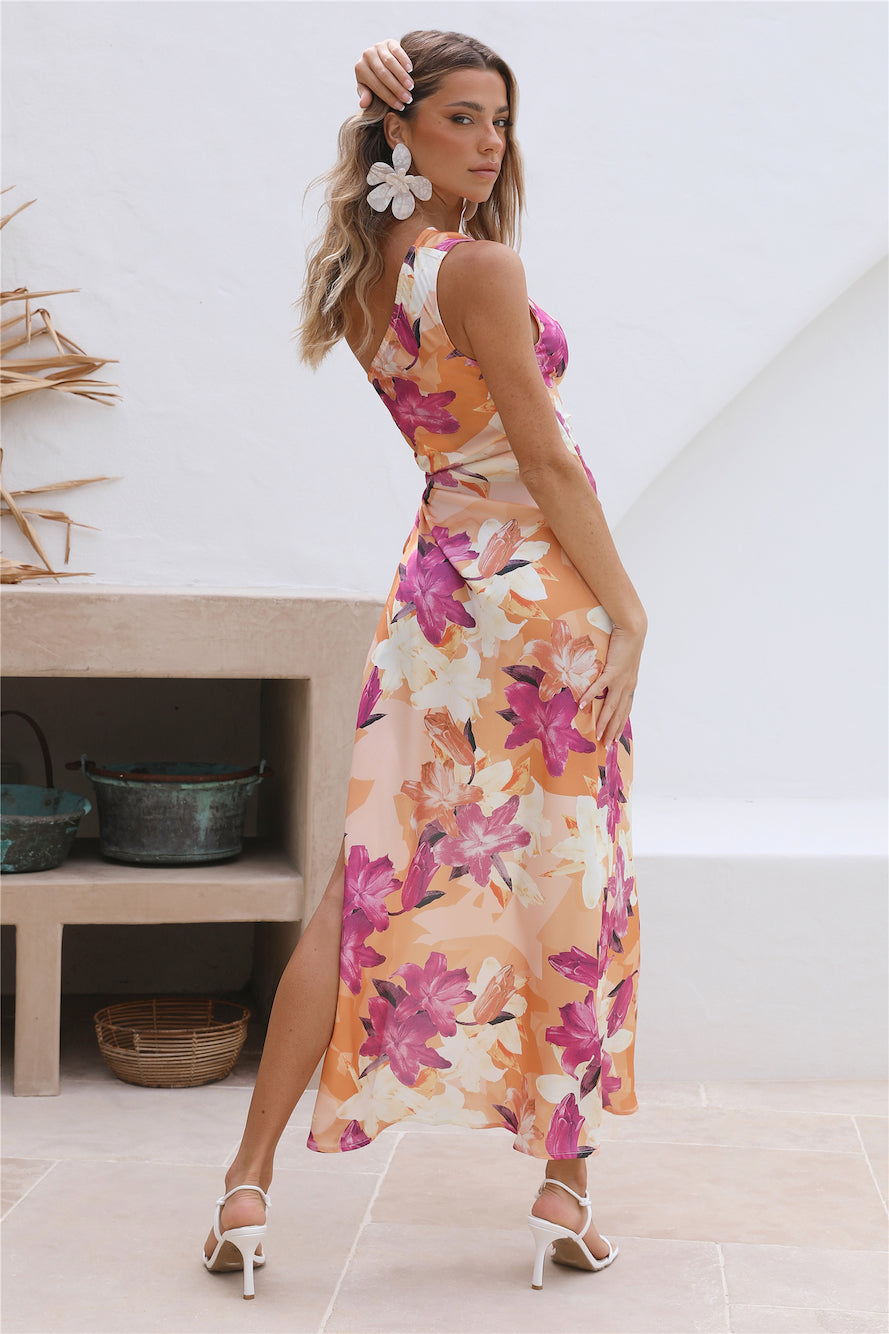 Dahlia Maxi Dress Orange