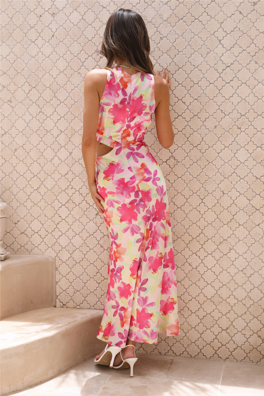 Chasing Dreams Maxi Dress Pink