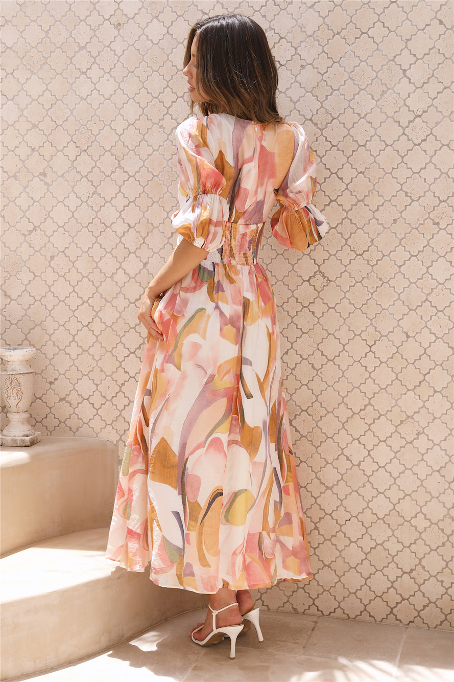 Lovebomb Maxi Dress Pink