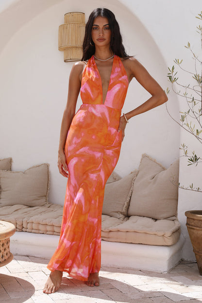 Ready For It Maxi Dress Orange