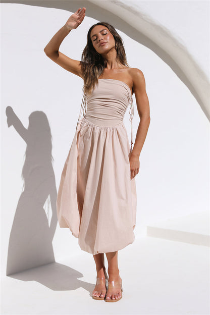 No Change Maxi Dress Beige