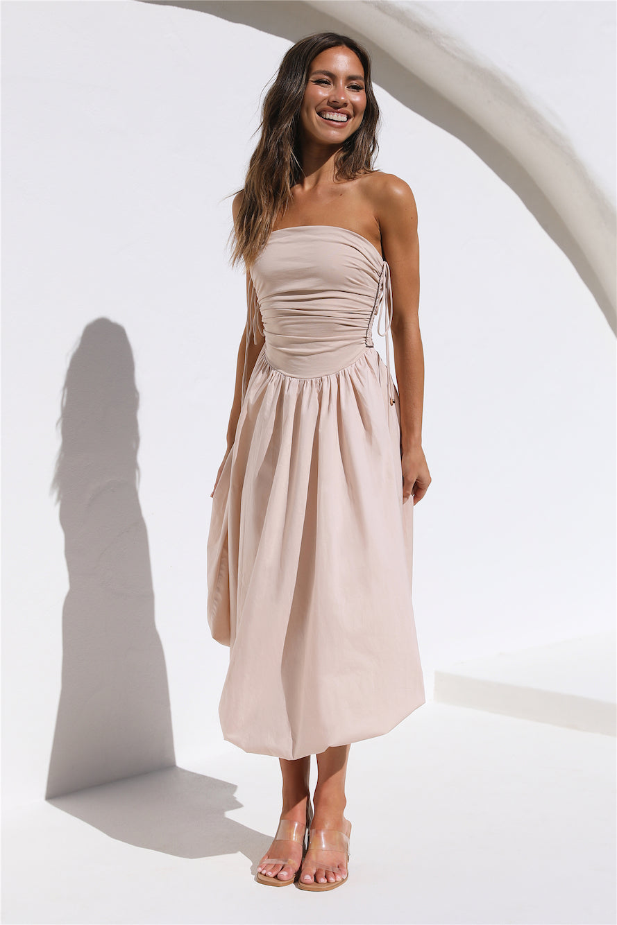 No Change Maxi Dress Beige