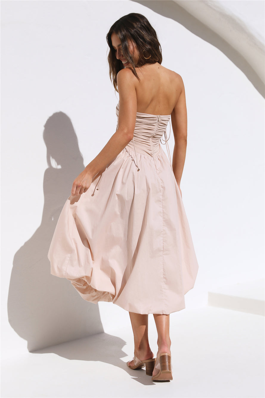 No Change Maxi Dress Beige