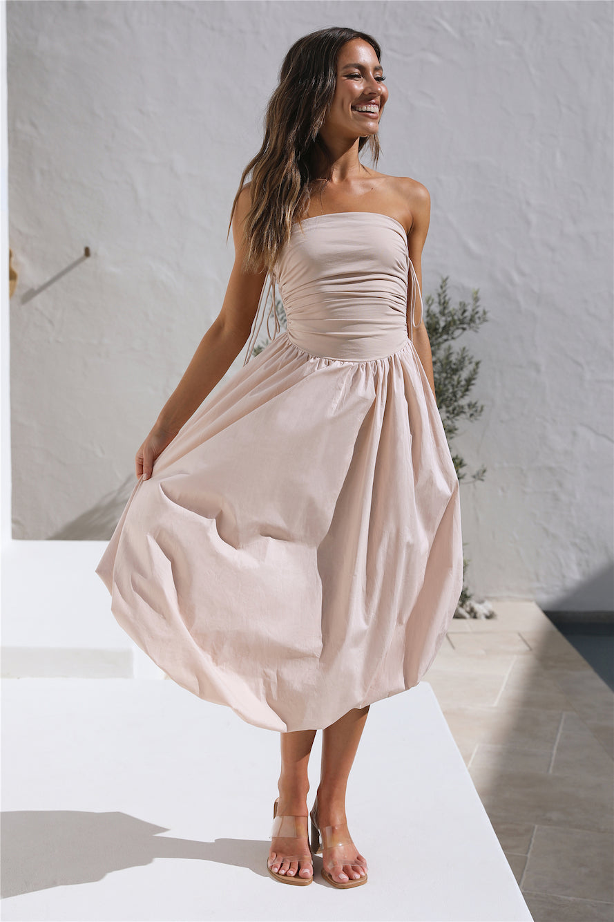 No Change Maxi Dress Beige