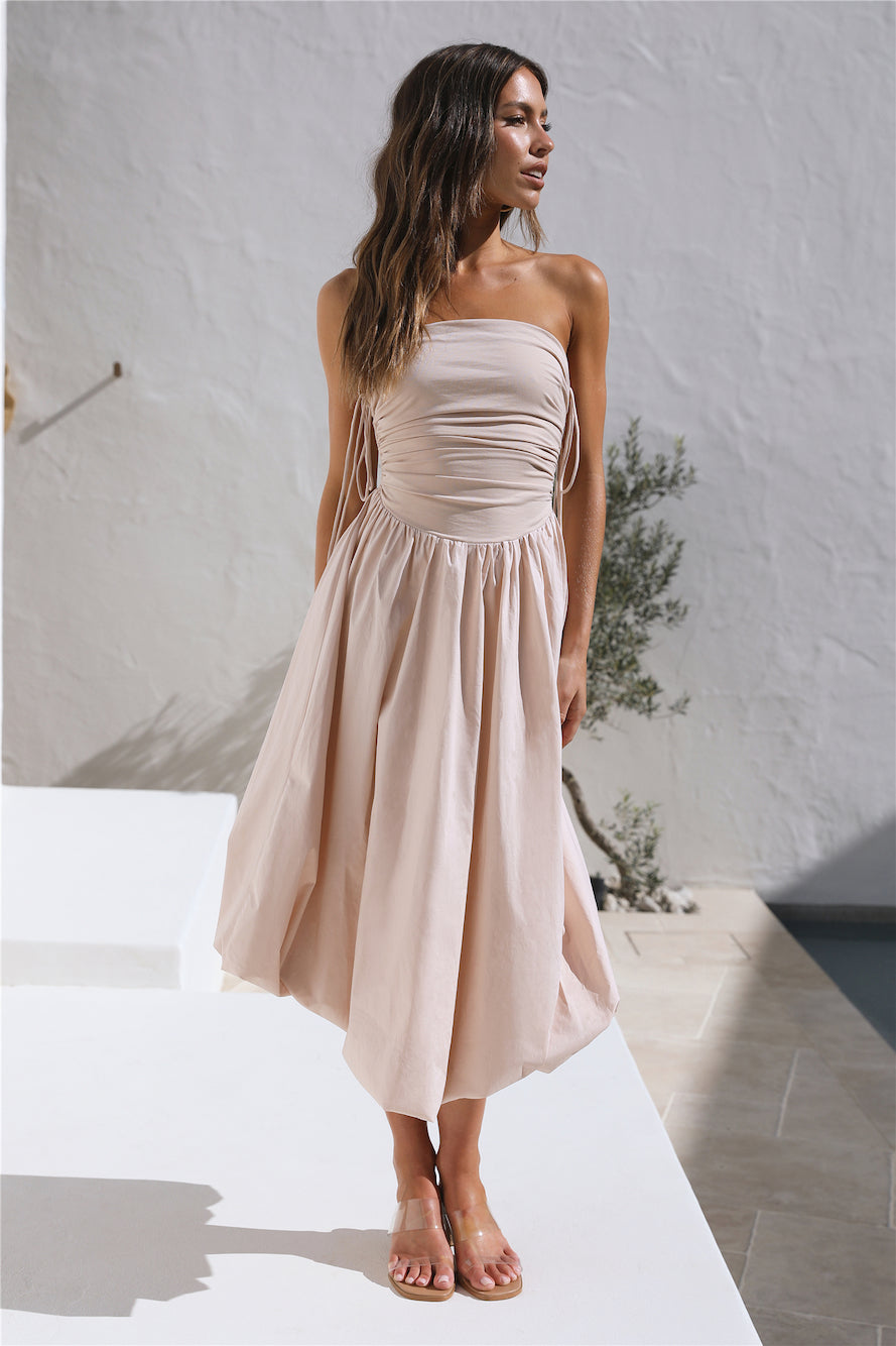 No Change Maxi Dress Beige