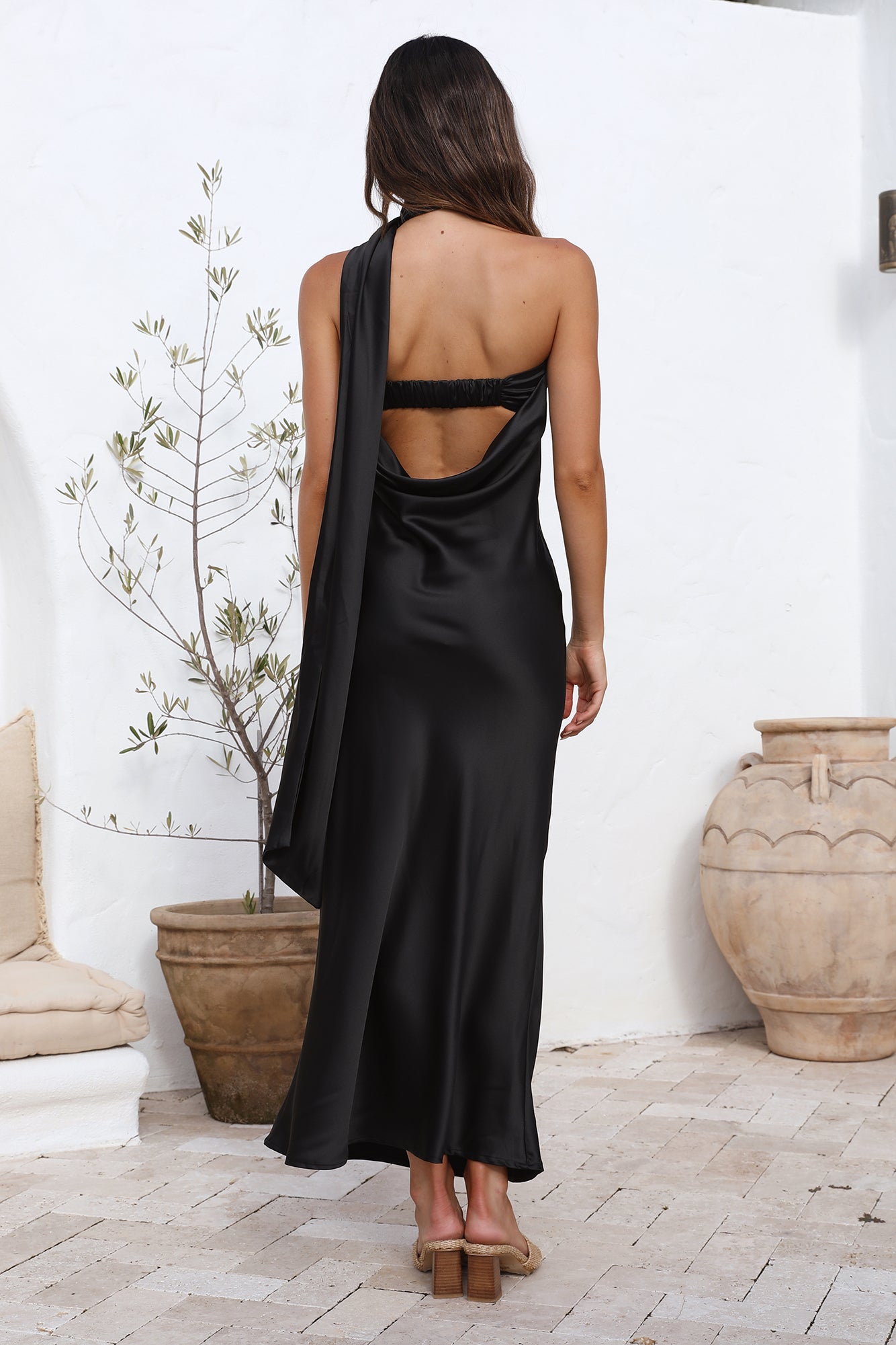 Over The Pond Maxi Dress Black