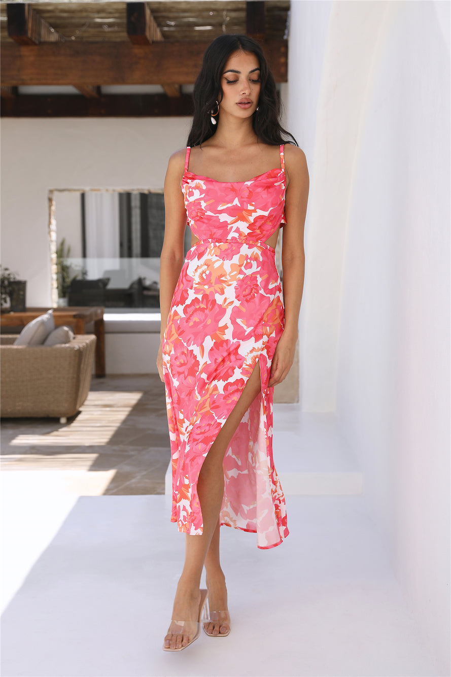 Hearts Held Close Maxi Dress Floral