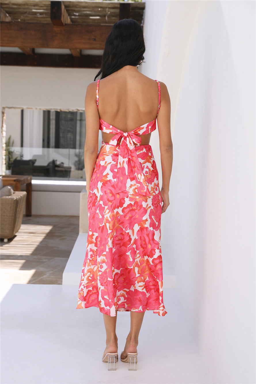 Hearts Held Close Maxi Dress Floral