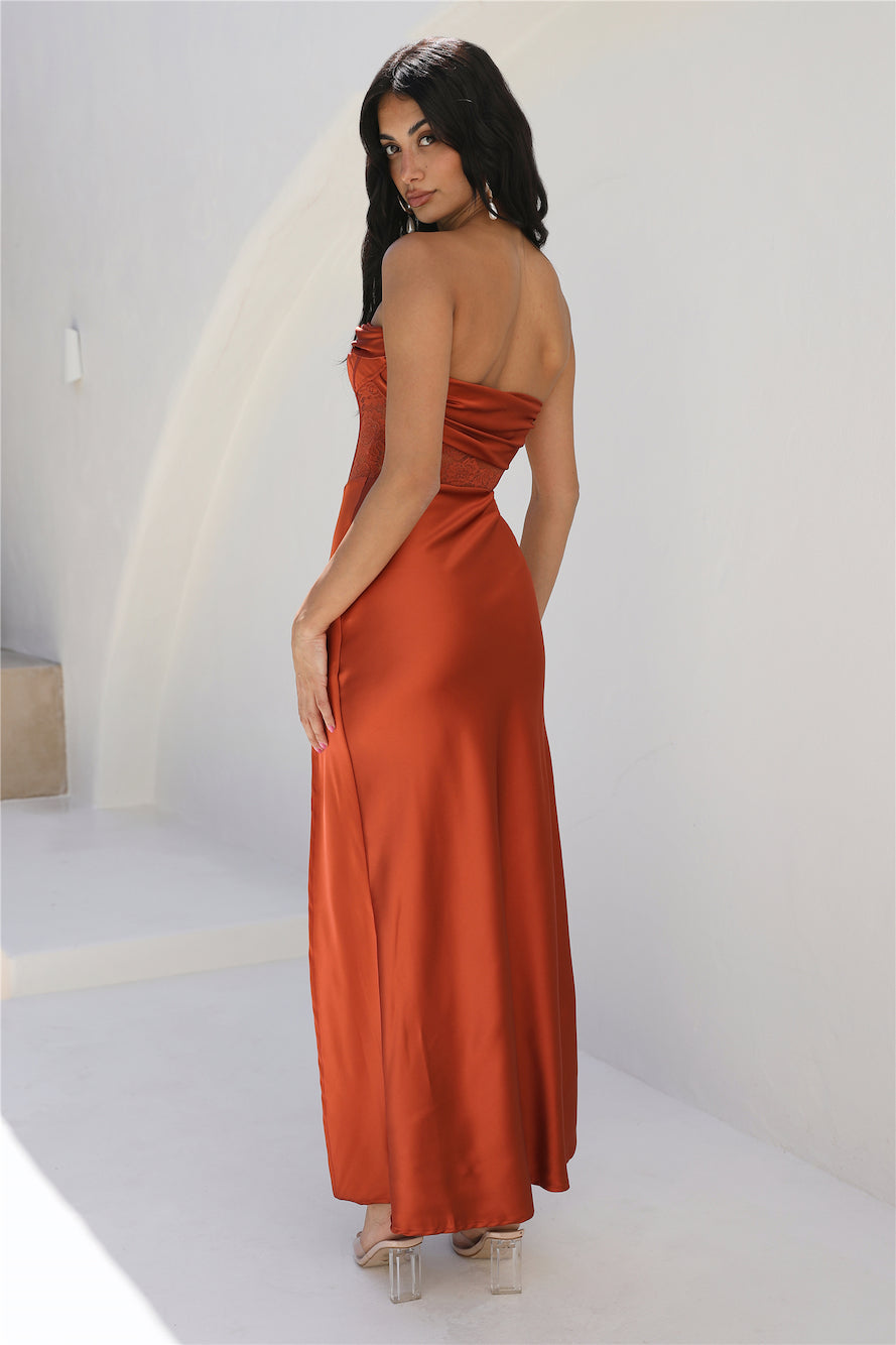 Monaco Maxi Dress Brown