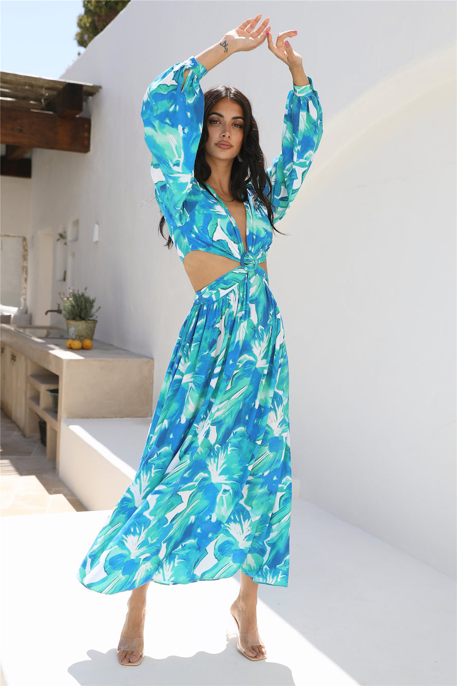 Big Dreamer Maxi Dress Blue