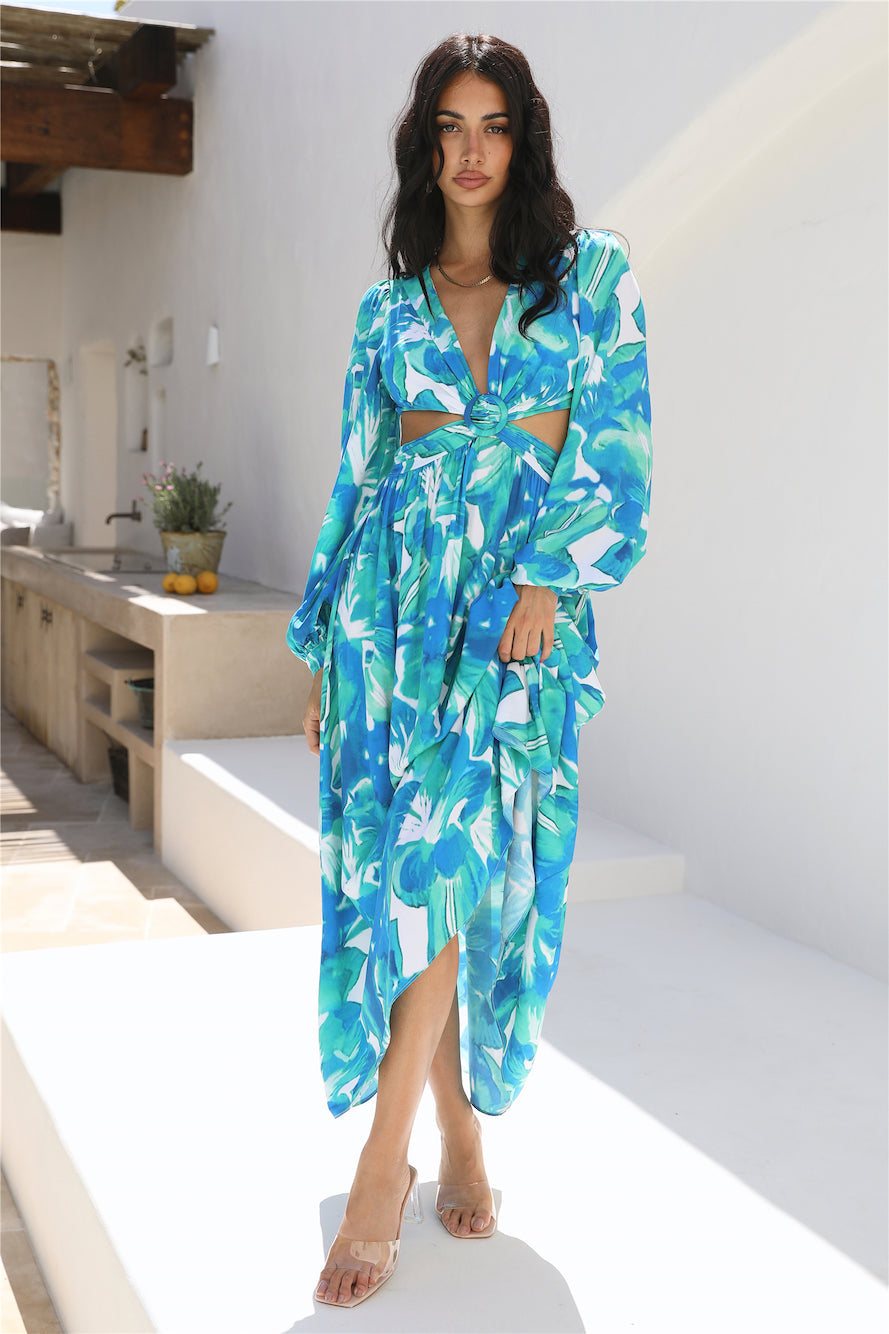 Big Dreamer Maxi Dress Blue