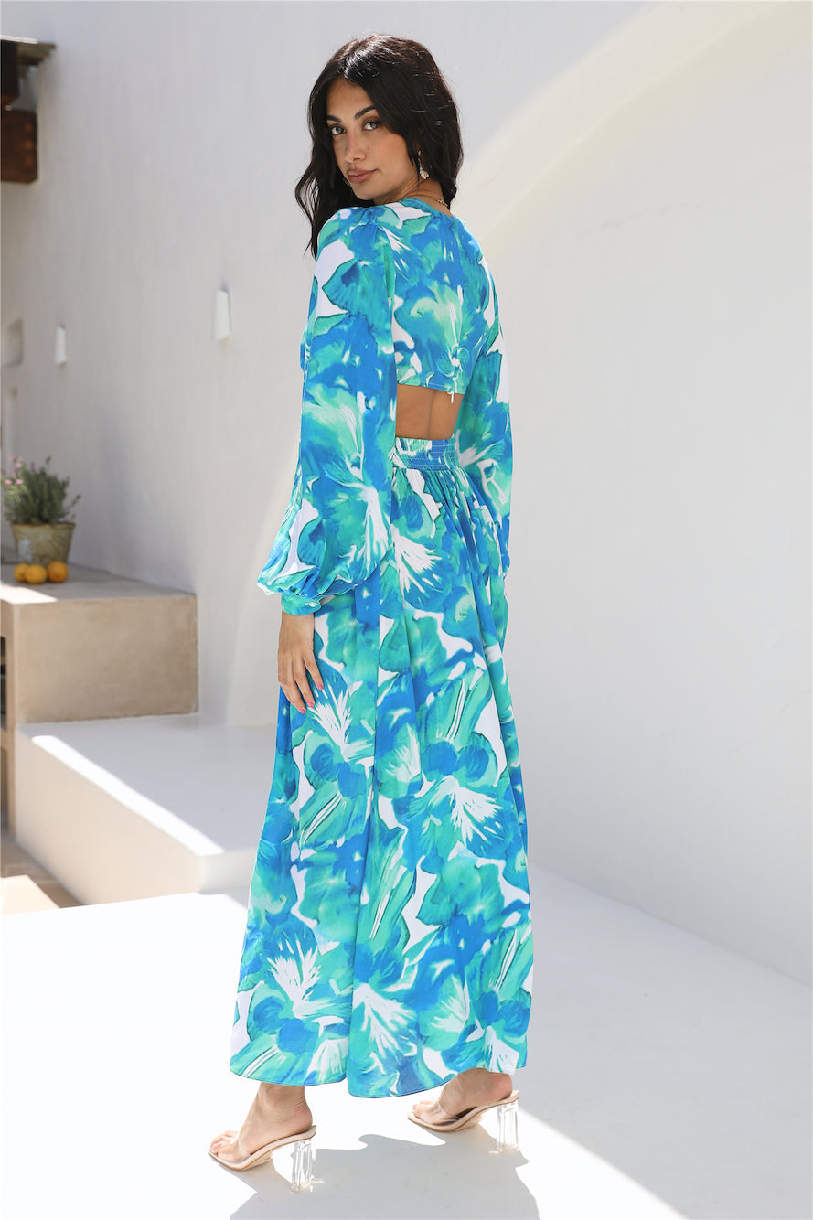 Big Dreamer Maxi Dress Blue