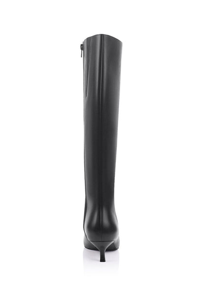 VERALI Olive Knee High Boots Black