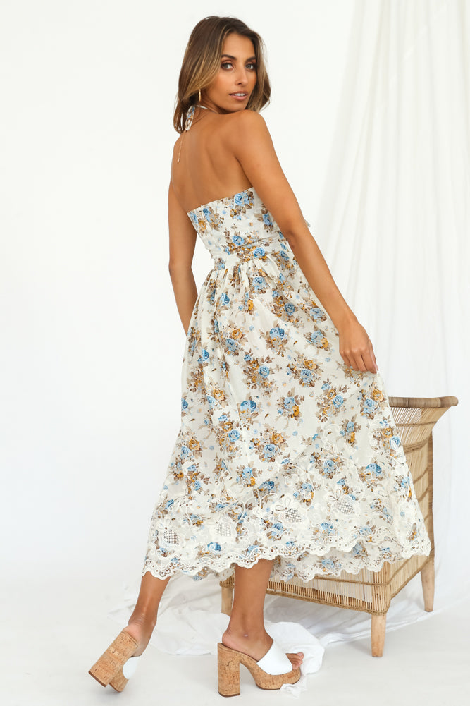 Ariel Midi Dress Yellow