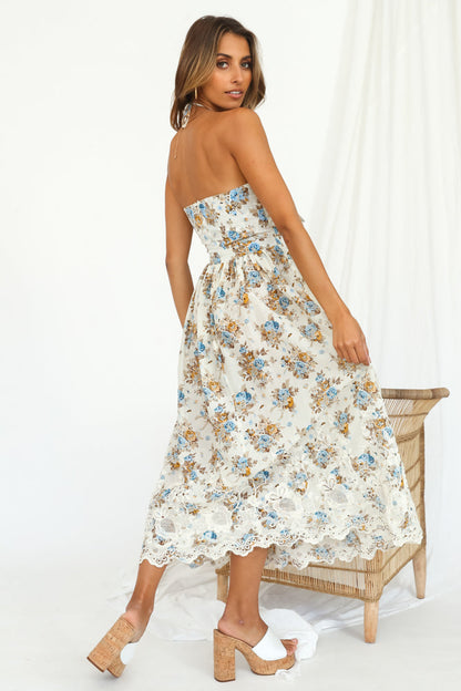 Ariel Midi Dress Yellow