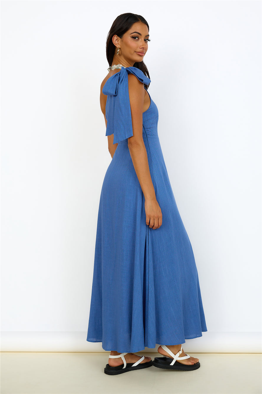 Fantasy Of Mine Maxi Dress Blue