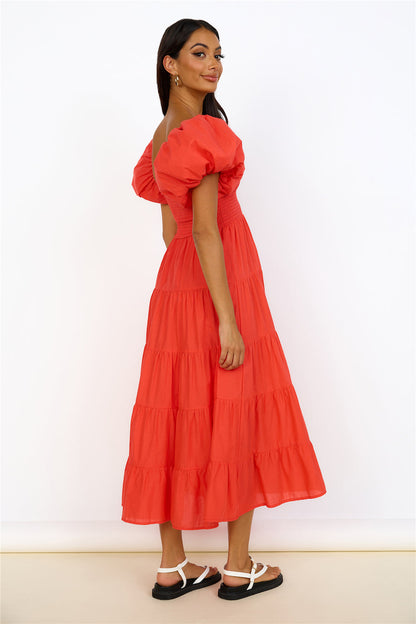 Adela Maxi Dress Red