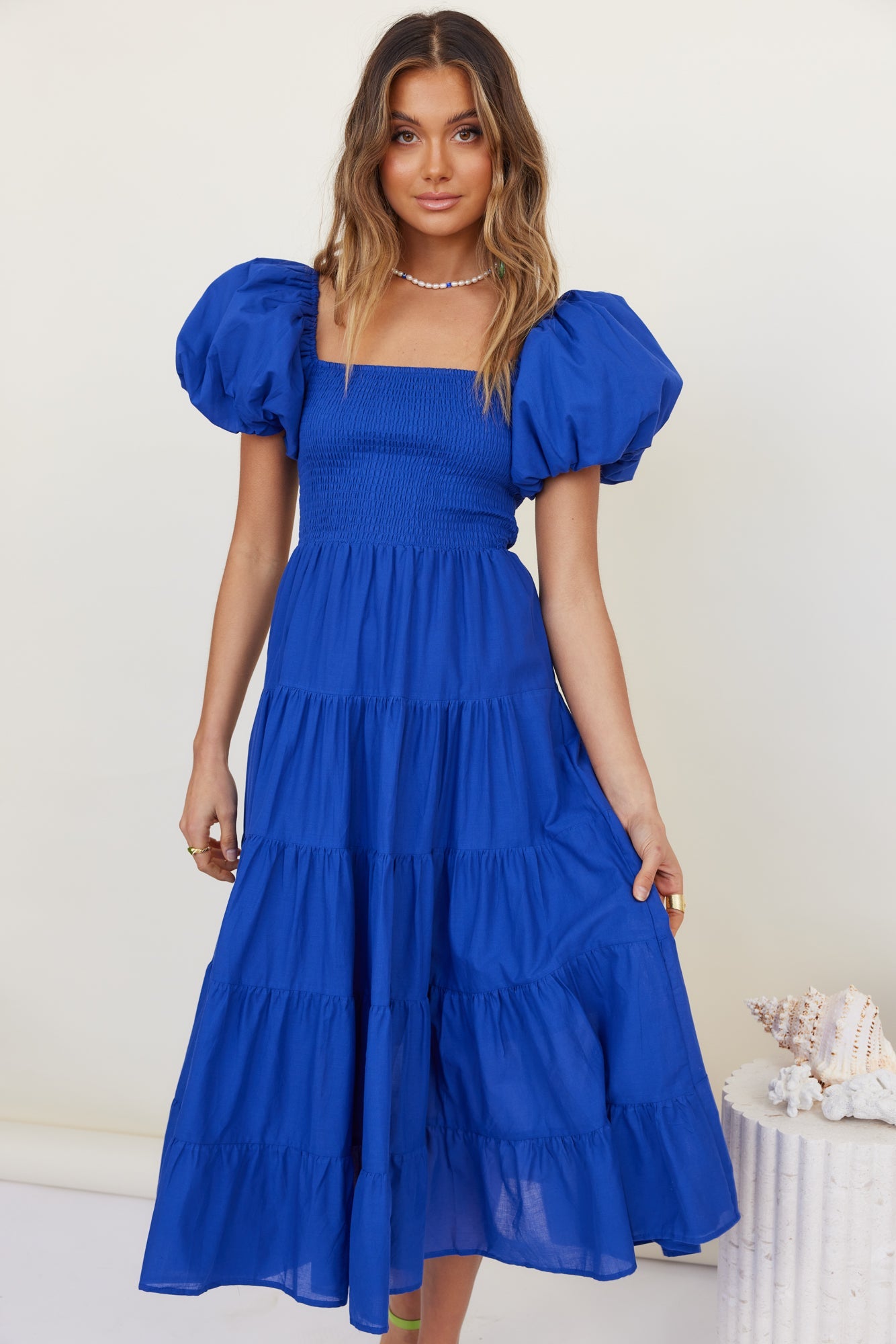 Adela Maxi Dress Blue