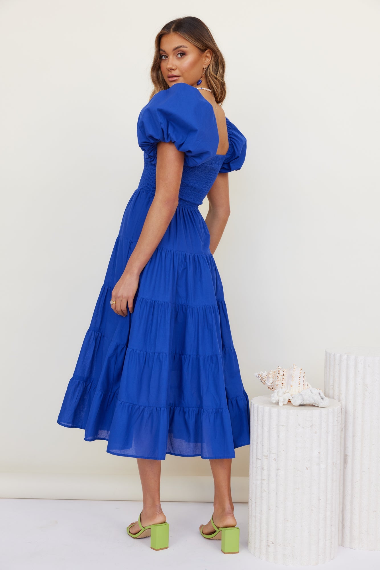 Adela Maxi Dress Blue