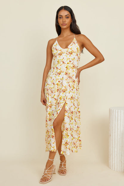 Adore You Maxi Dress Yellow