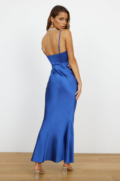 Lucky Moments Maxi Dress Blue