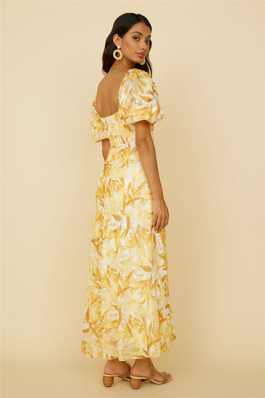 Spontaneous Maxi Dress Yellow