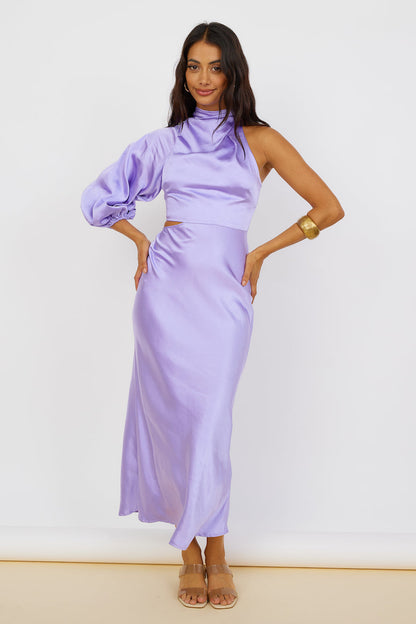 Love Spiral Maxi Dress Purple