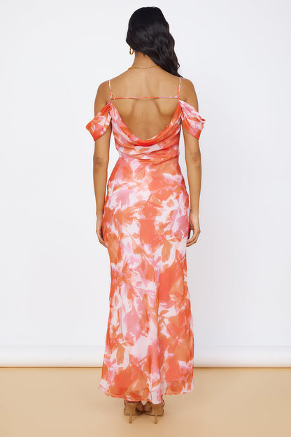 Deep Dawn Maxi Dress Pink