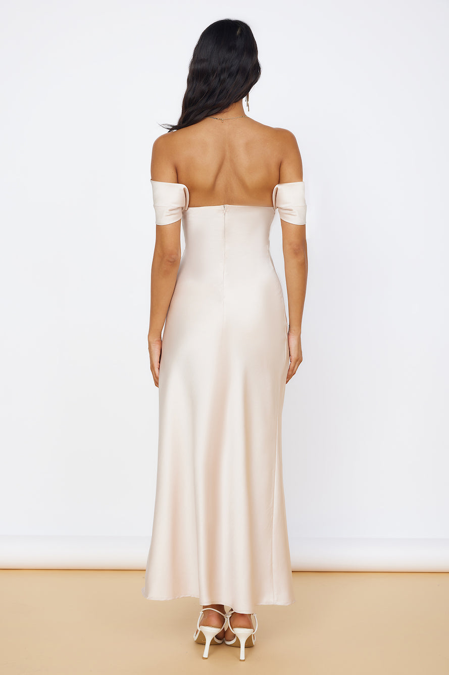 Sunny Reflections Maxi Dress Champagne
