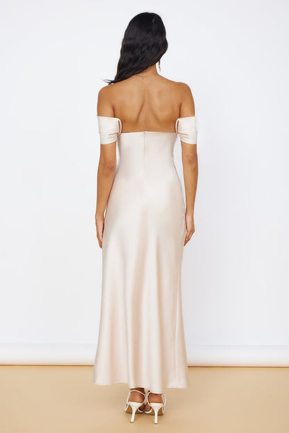 Sunny Reflections Maxi Dress Champagne
