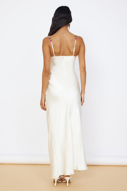Magnetic Forces Maxi Dress White