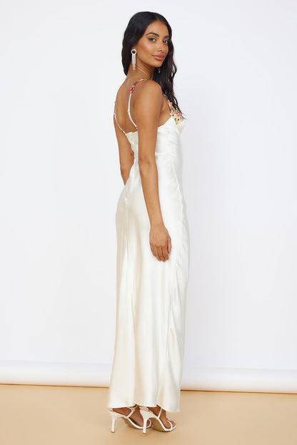 Magnetic Forces Maxi Dress White