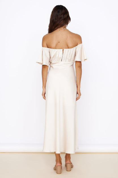 Aurora Skies Maxi Dress Cream