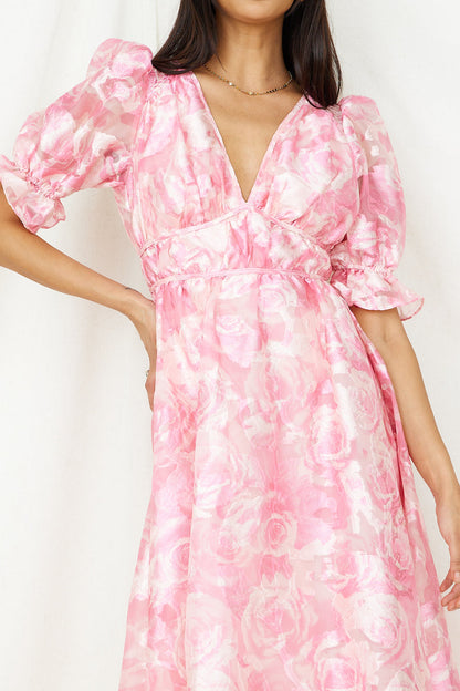 My Juliet Midi Dress Pink