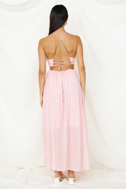 Sahara Journey Maxi Dress Blush