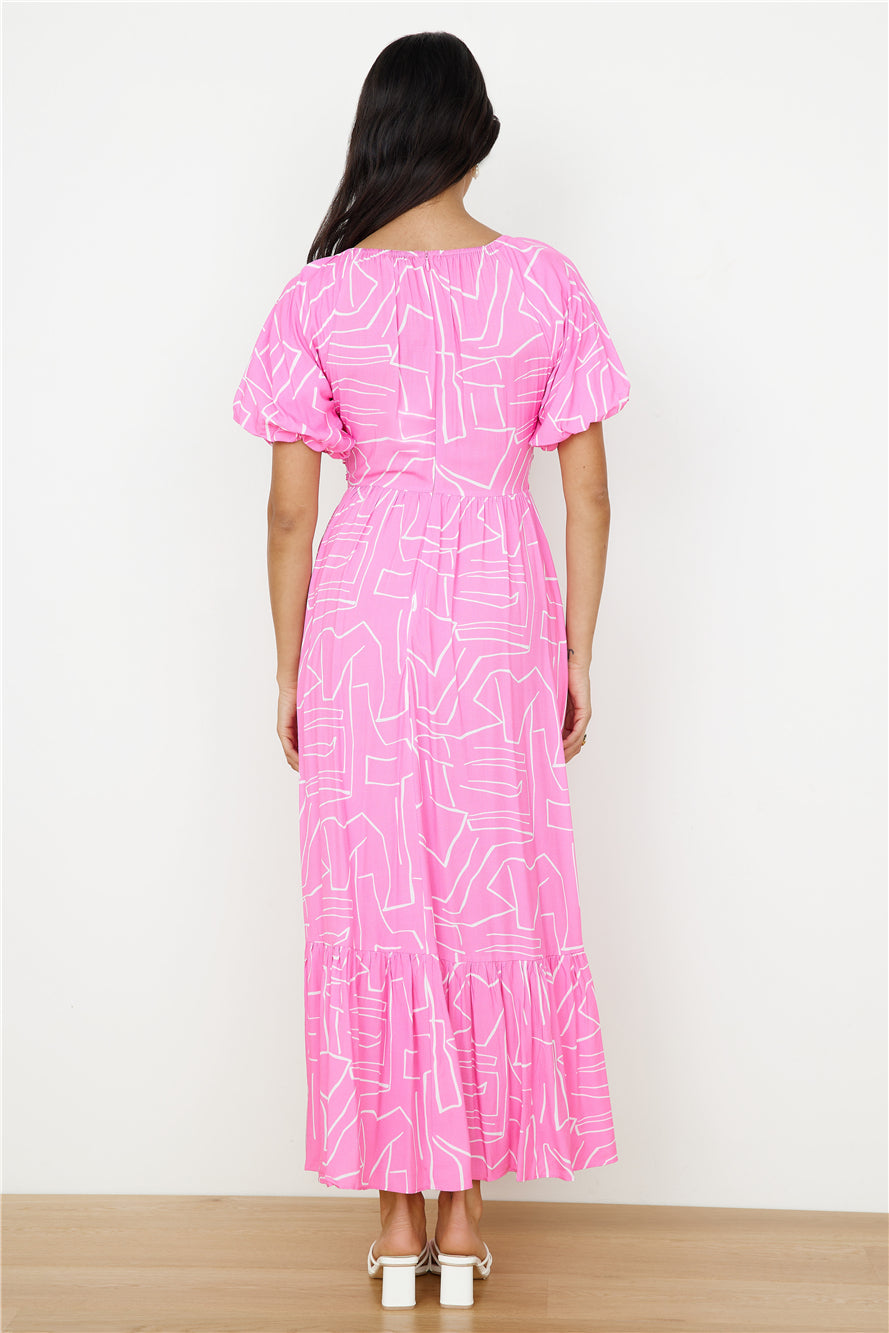 Daydreamer Maxi Dress in Pink